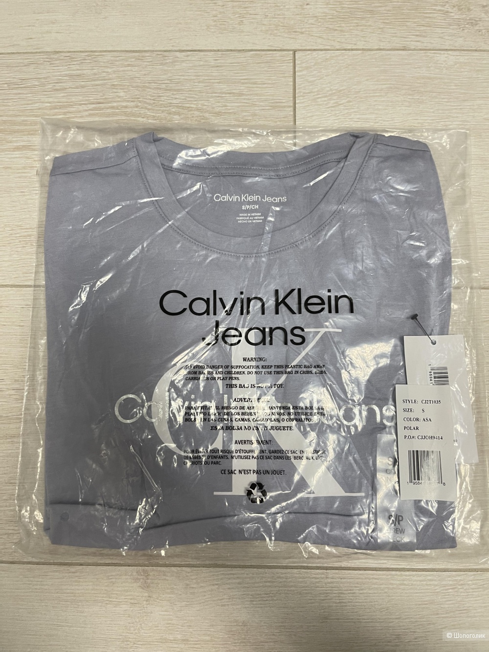 Футболка Calvin Klein, размер S 42/44