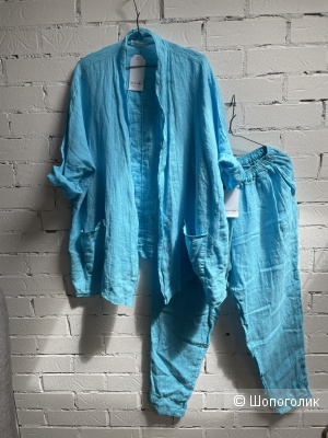 Комплект лен брюки и рубашка My boutique linen, 42-50