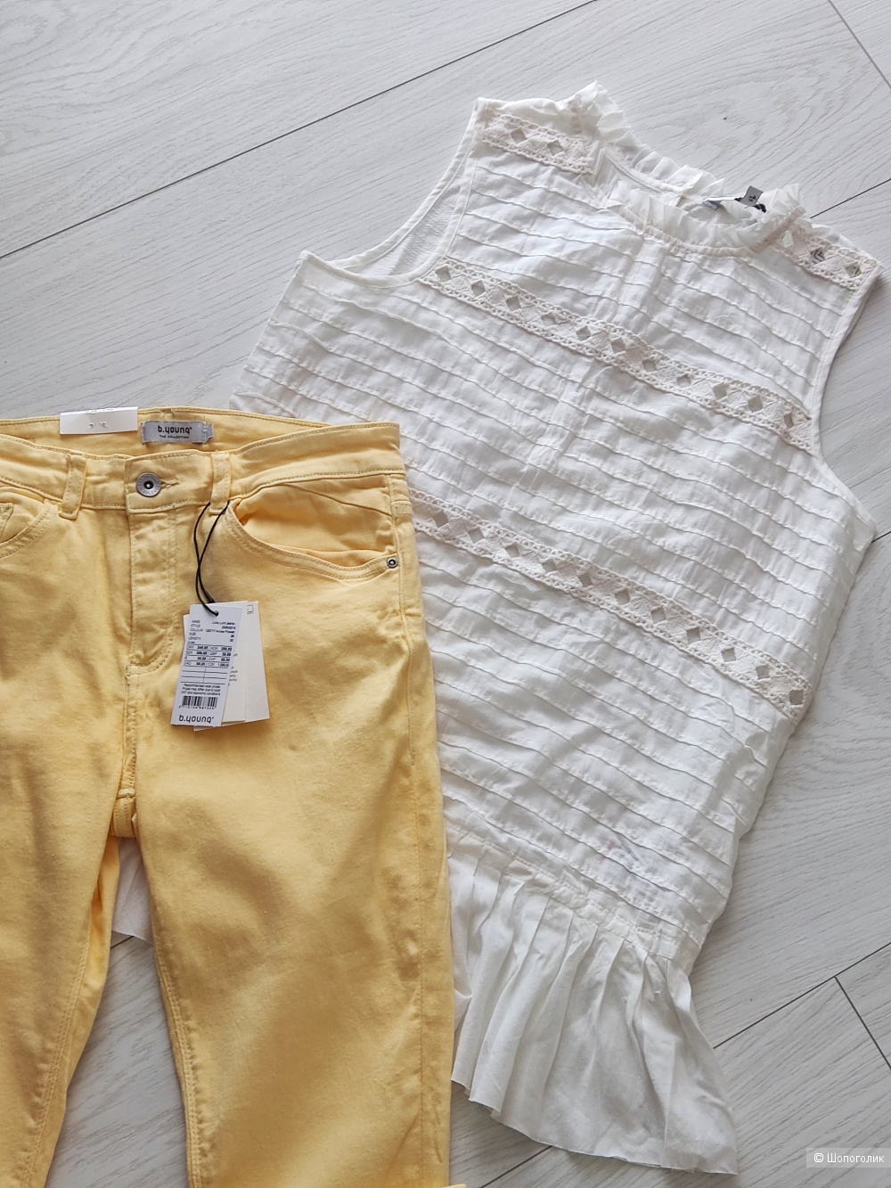 Джинсы b. Young+ топ next, 44-46