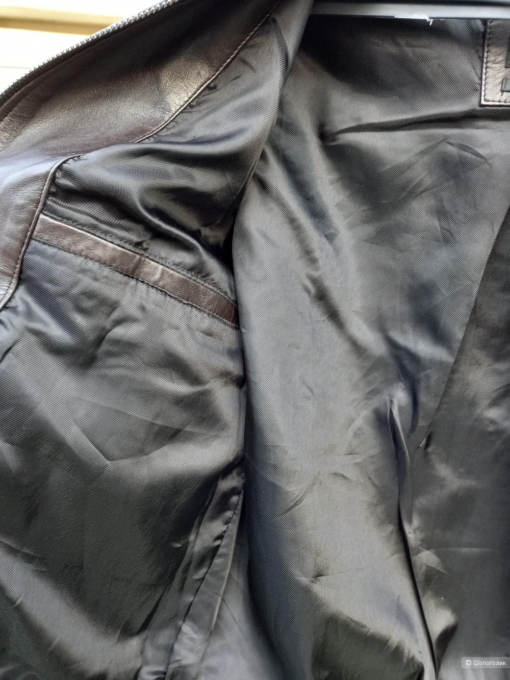 Кожаная куртка Selected M