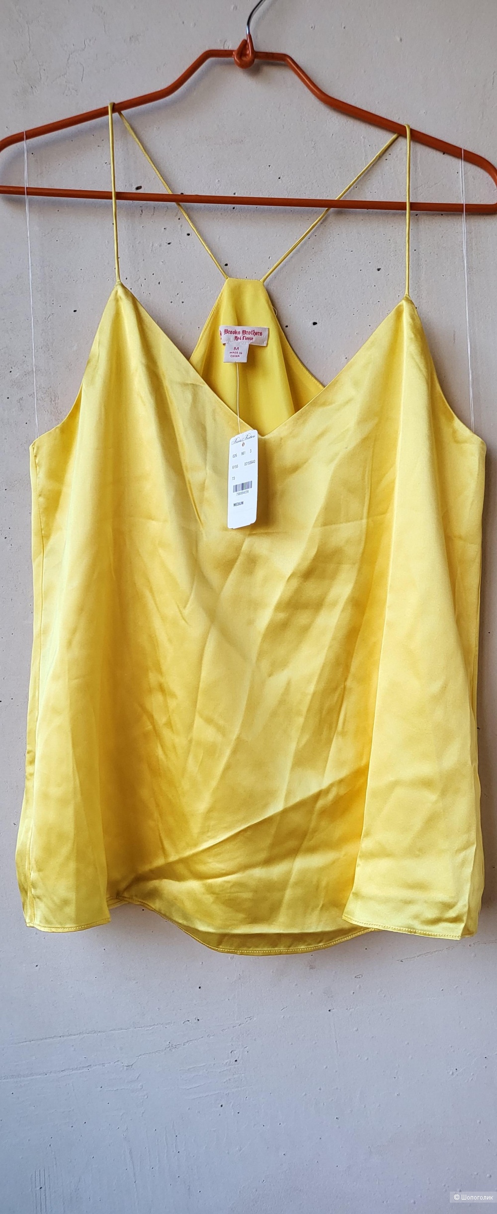 Шелковый топ Brooks Brothers , М