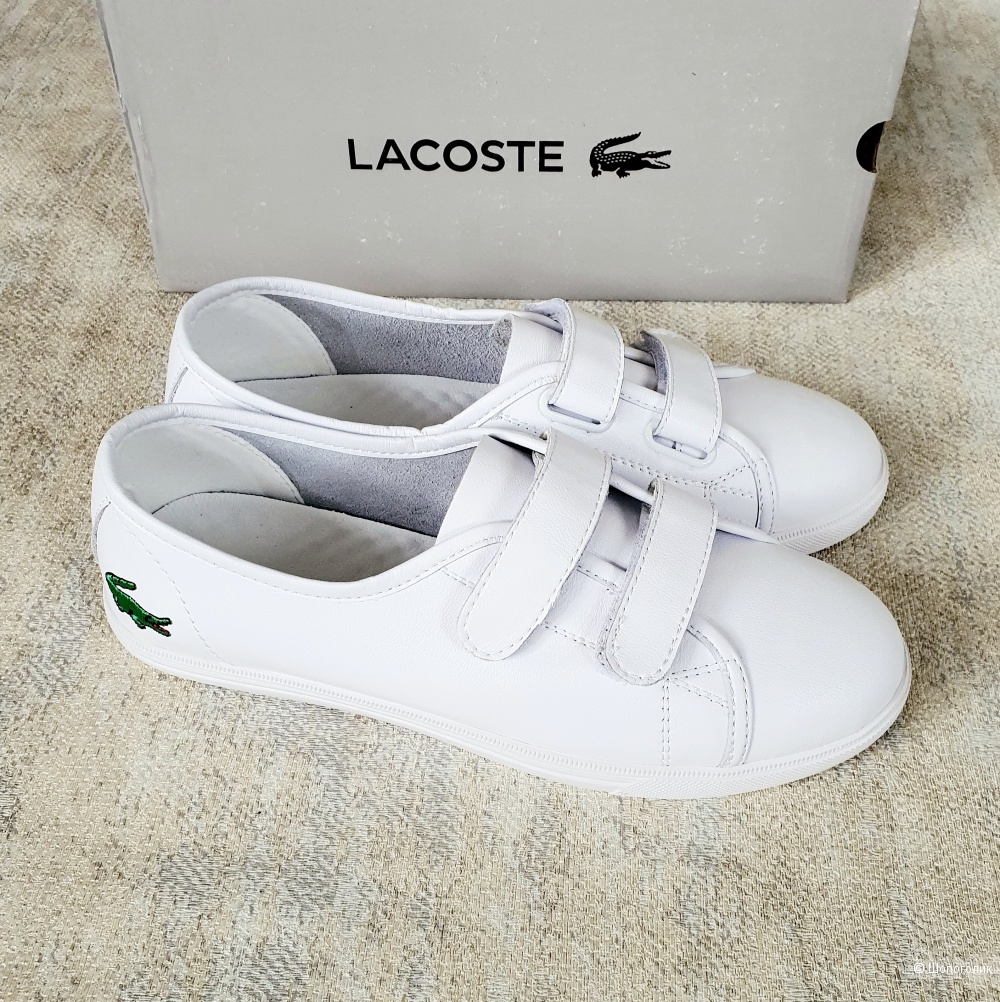 Кеды Lacoste натуральная кожа женские новые 36\37\38