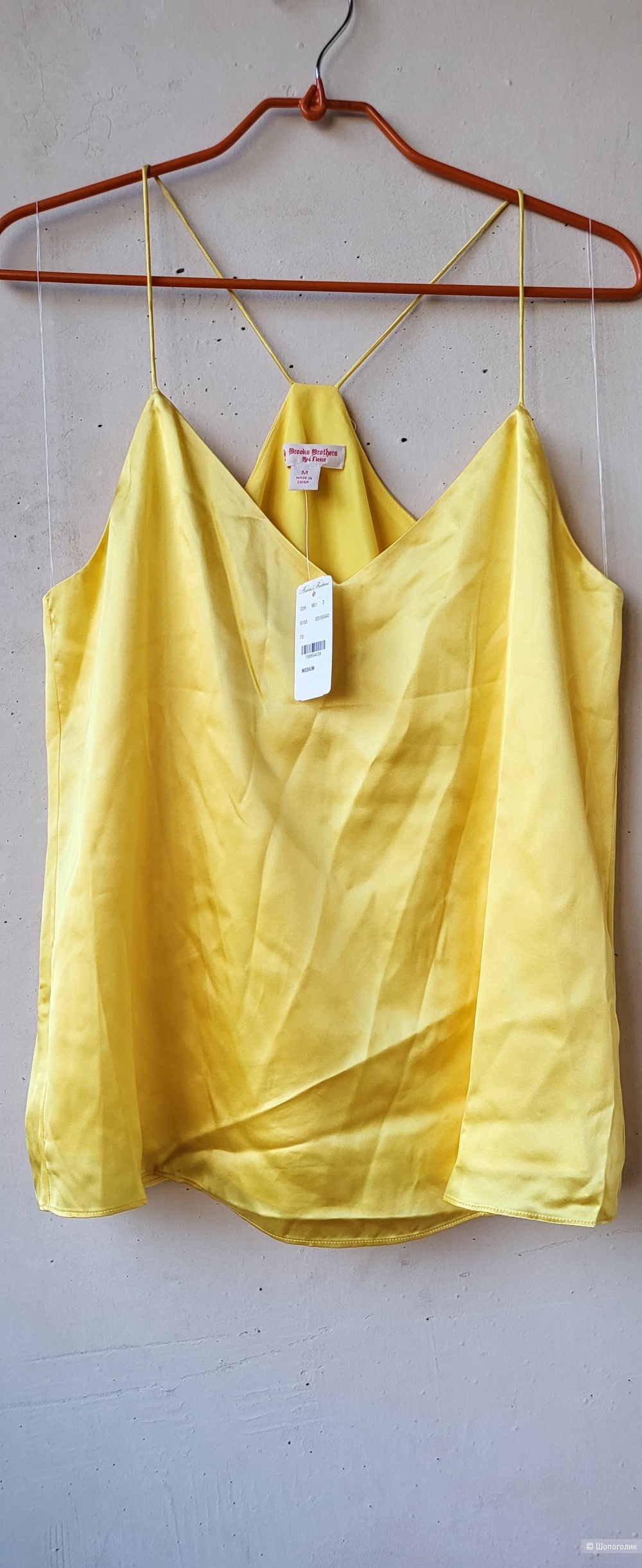 Шелковый топ Brooks Brothers , М