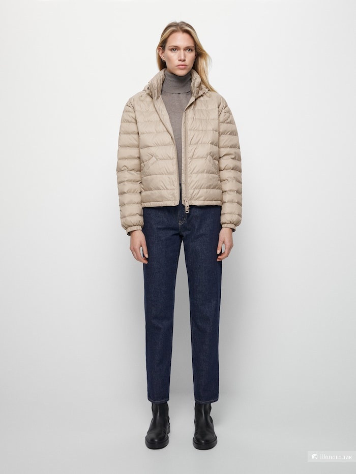 Пуховик-бомбер Massimo Dutti L