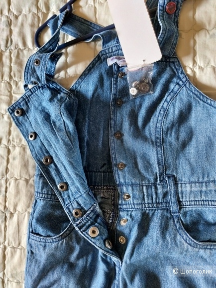 Джинсовый полукомбинезон Play Today размер 110 (5 лет)