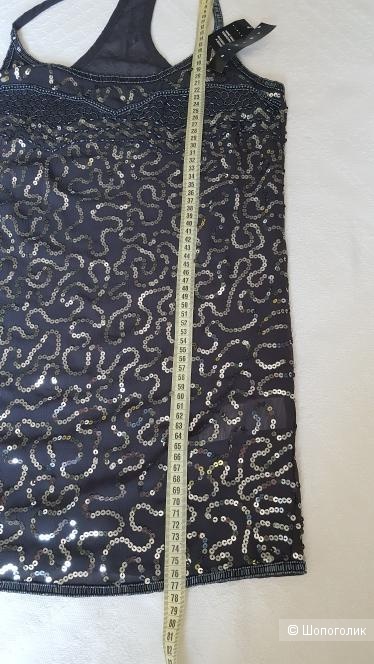 Новое с биркой платье - сарафан Sisley, размер 40-42