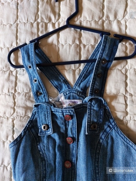 Джинсовый полукомбинезон Play Today размер 110 (5 лет)