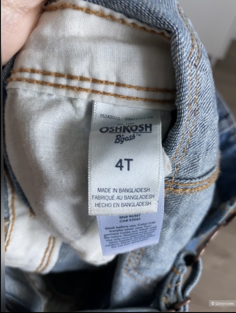 Джинсовый сарафан OshKosh на 4 года