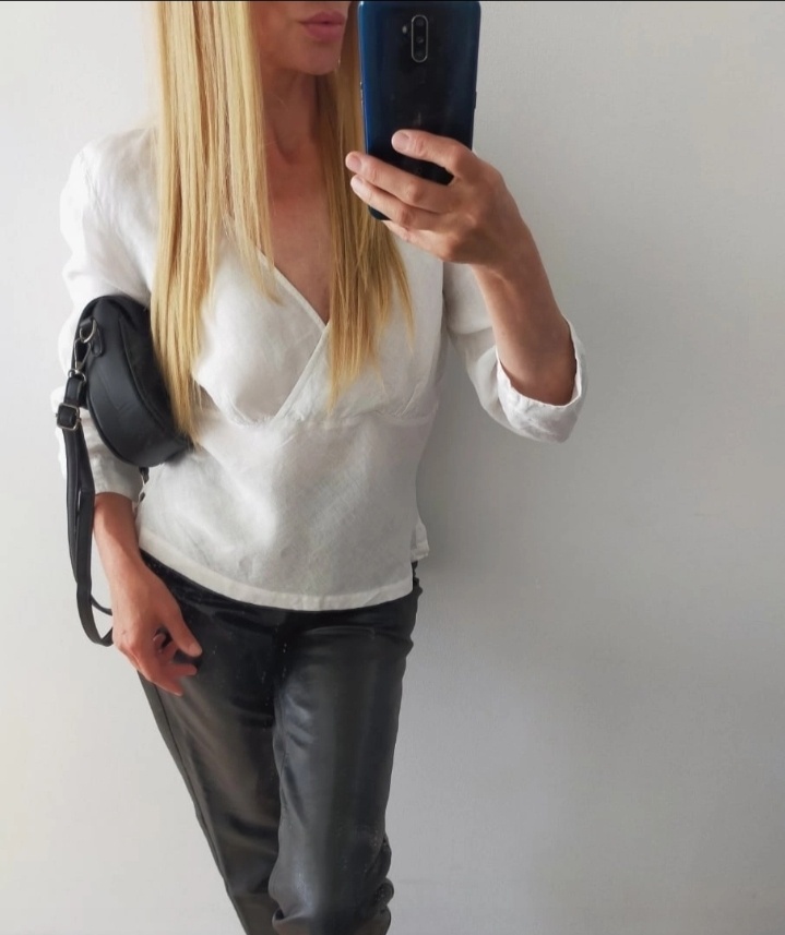 Льняная блуза Hobbs размер 12