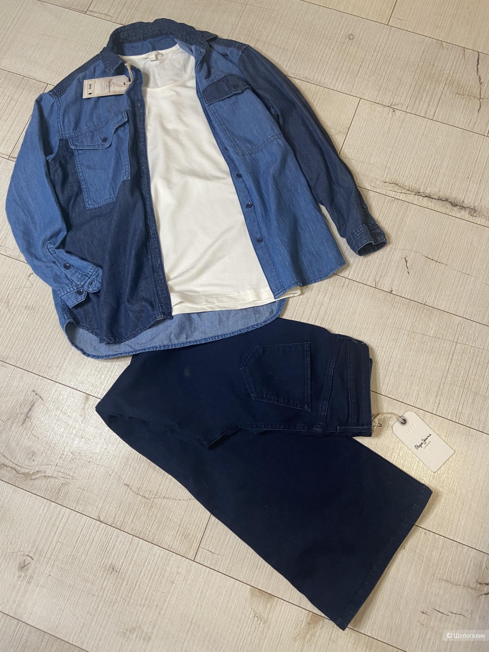 Рубашка Pepe Jeans, размер 42-44