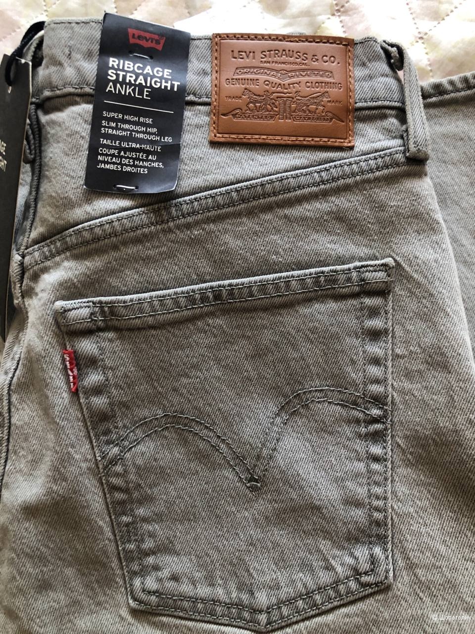 Джинсы Levi’s новые с биркой (размер 28\27 , по этикетке 30\27, не в размер)