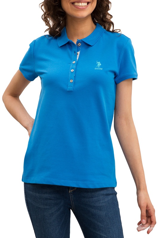 Поло женское "US Polo Assn". Размер XL.