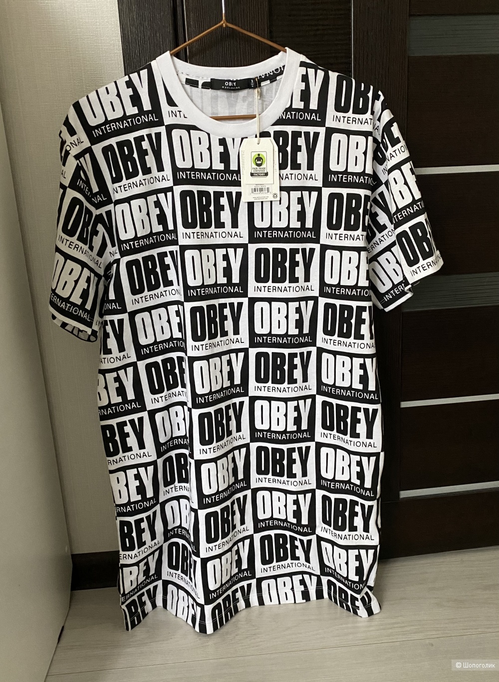 Платье футболка OBEY, xs-s
