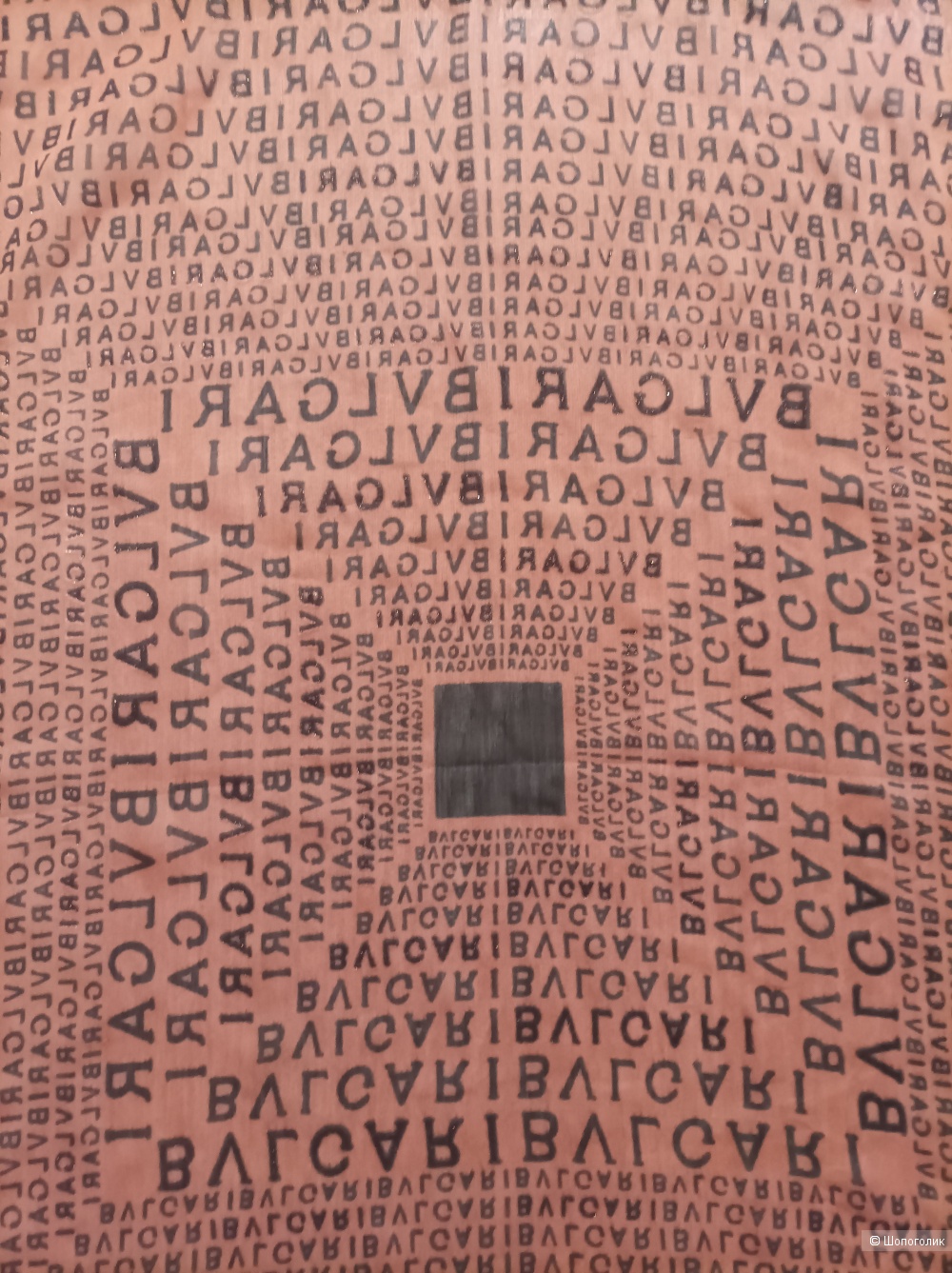 Шифоновый платок bulgari, 70х70 см