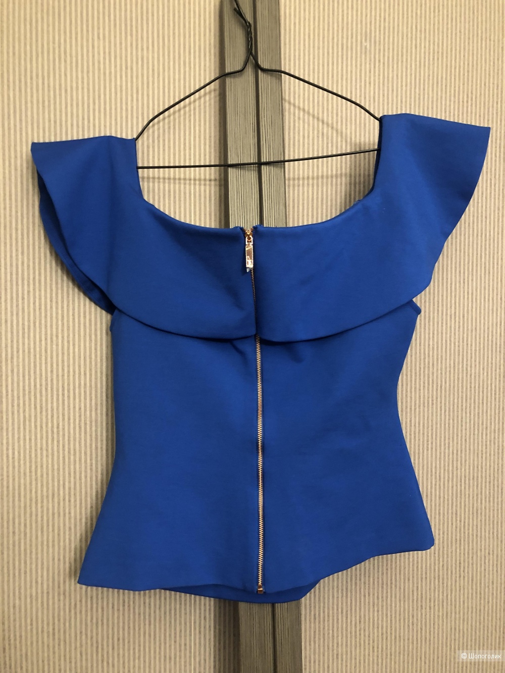 Блуза, вискозный топ (синий)  Ted Baker  (3) 46-48  размер