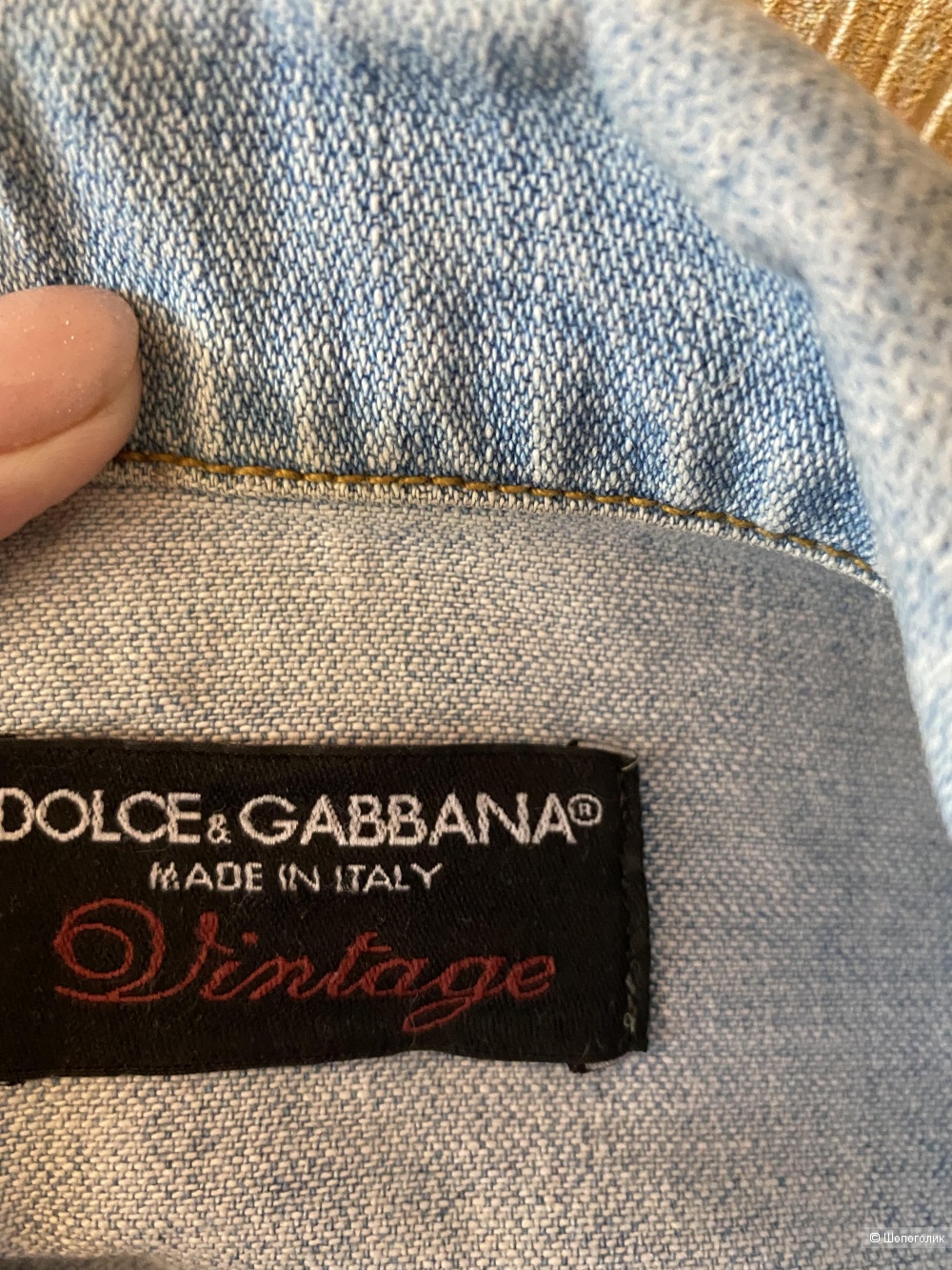 Джинсовая куртка Dolce and Gabbana vintage, размер XS