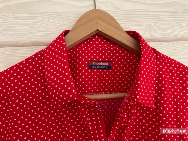 Рубашка "Dioufond". Размер CHINA 4XL/US XL (50-52-54 RUS)