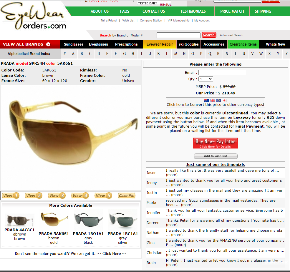 Солнцезащитные очки Prada (винтаж, оригинал!)
