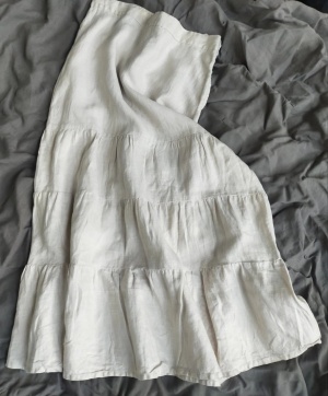Льняная юбка Н&М размер 50
