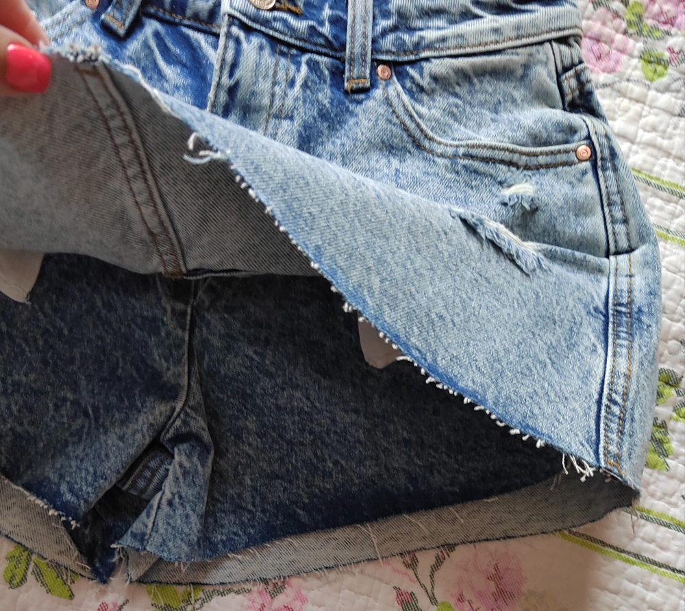 Джинсовая юбка-шорты Zara, размер S (42-44)