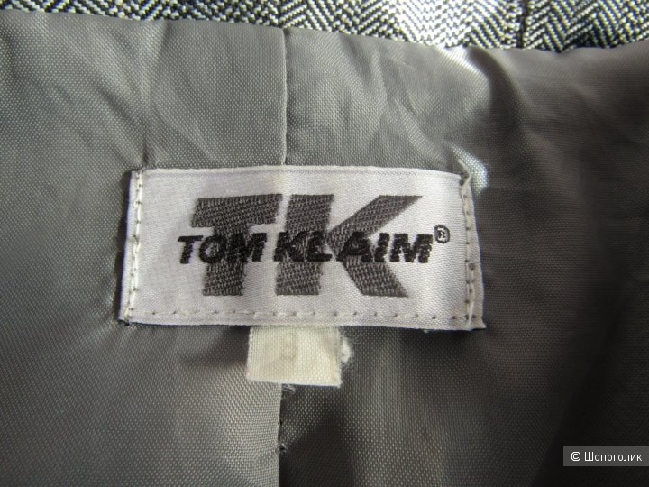 Приталенный пиджак Tom Klaim с принтом