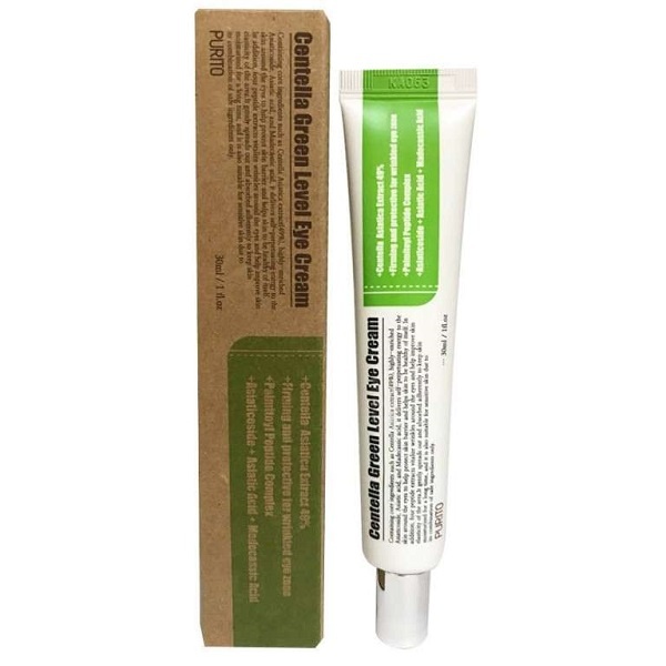 Подтягивающий крем для век с пептидами и центеллой Purito Centella Green Level Eye Cream