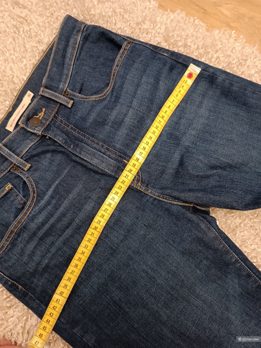 Джинсы Levi's mile high super skinny jeans levis, размер 30