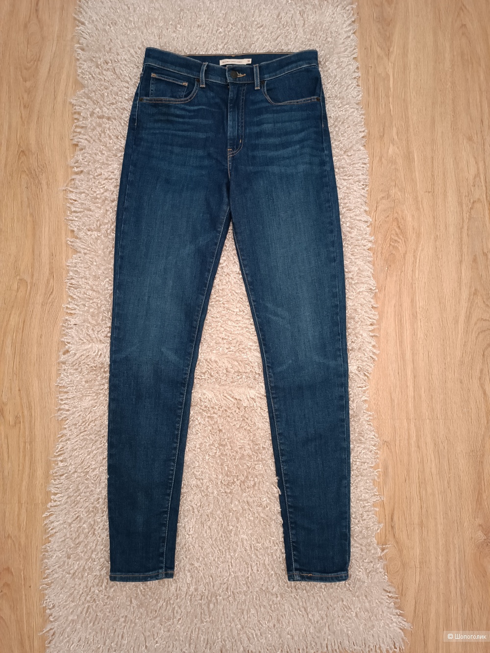 Джинсы Levi's mile high super skinny jeans levis, размер 30
