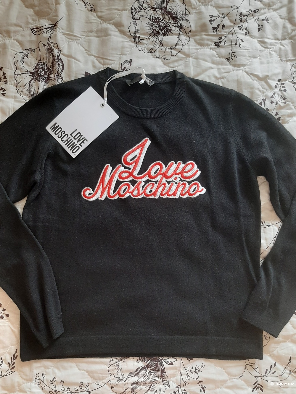 Свитер LOVE MOSCHINO, размер 46 рус.