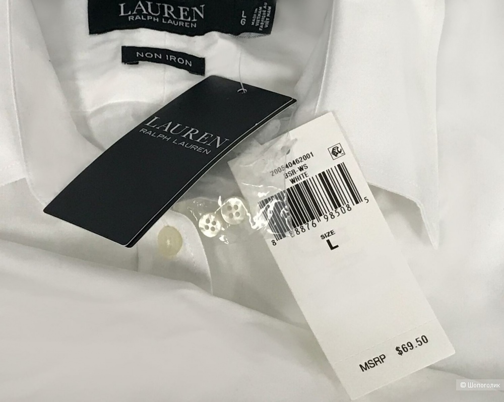 Рубашка Ralph Lauren  Non-Iron, размер L