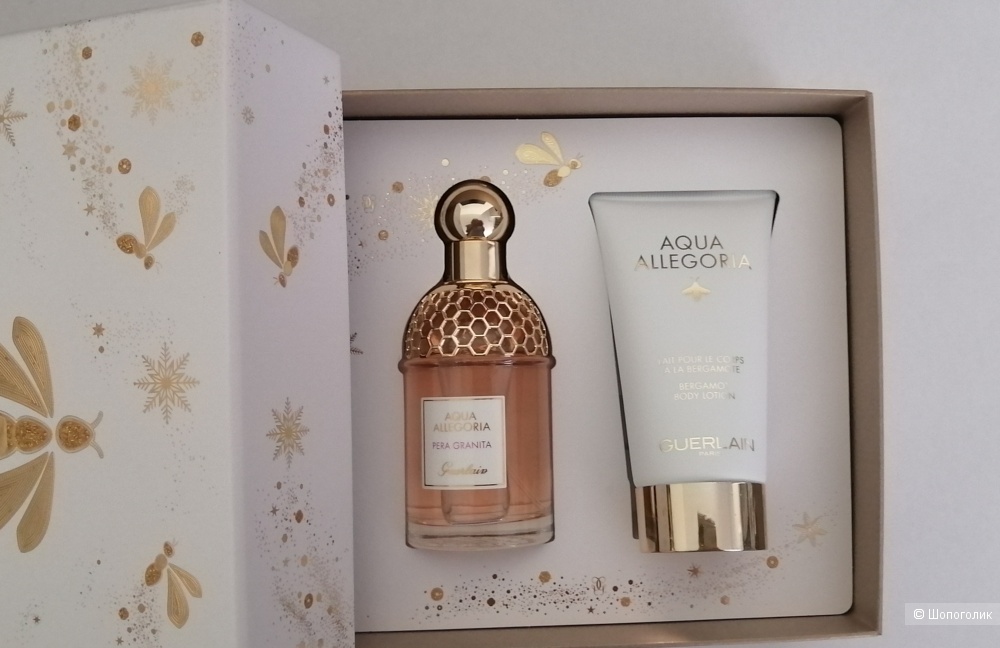 Набор Guerlain Aqua Allegoria парфюм 75 мл + лосьон для тела 75 мл