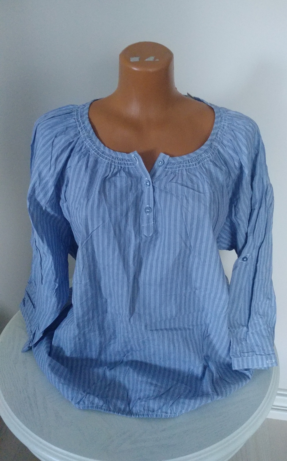Хлопковая Блуза Tchibo р. plus size
