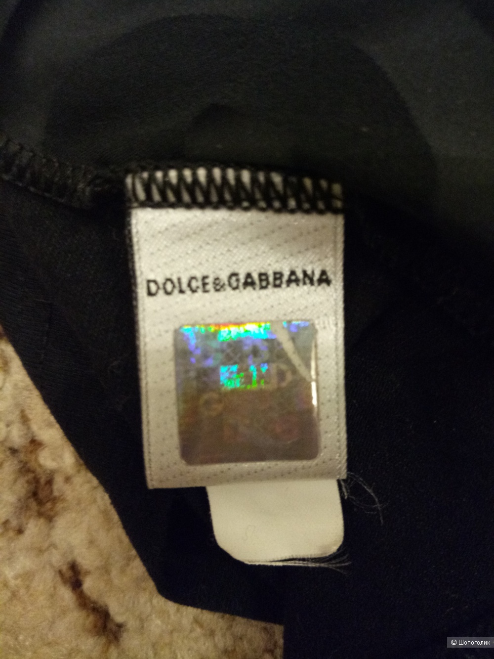 Лонгслив DOLCE GABBANA, размер 44 рос