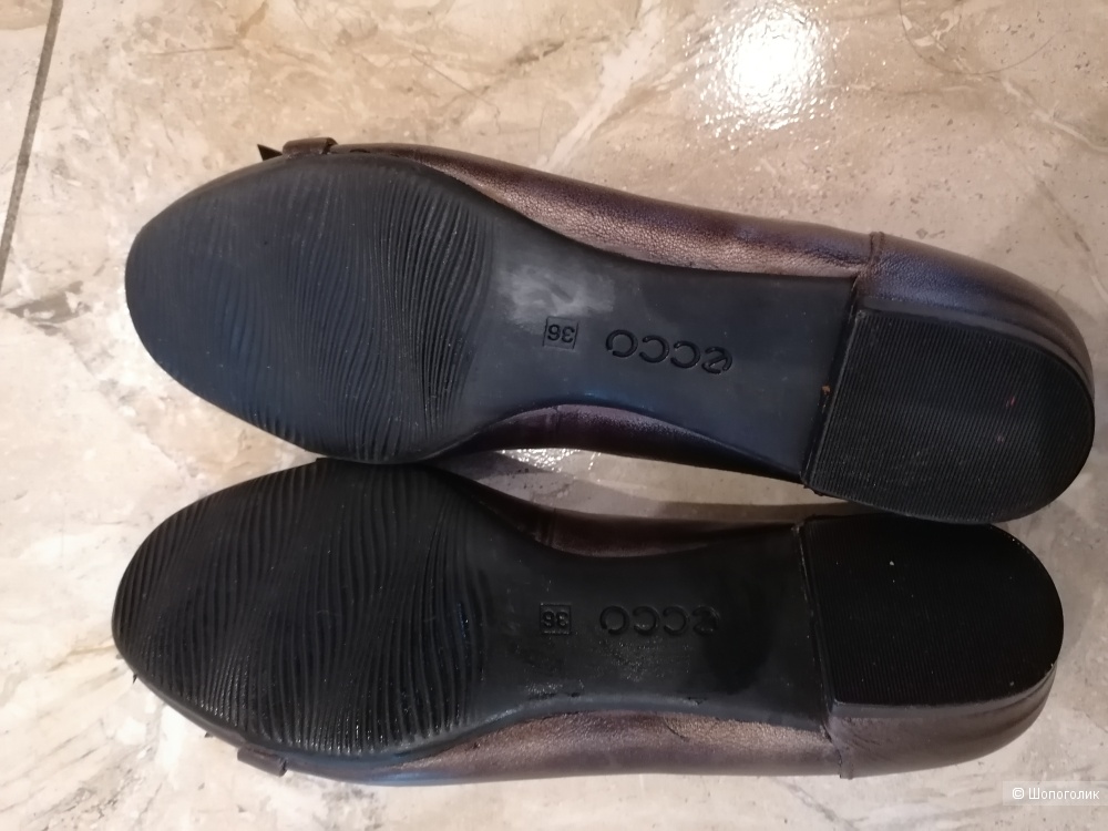 Кожаные туфли Ecco 36 размера