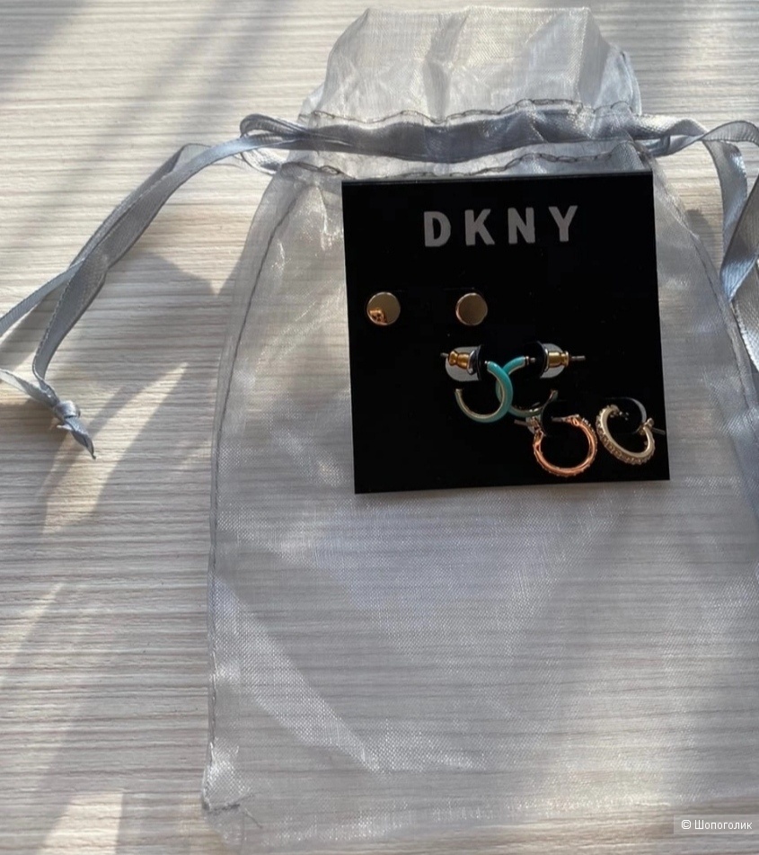 Серьги DKNY сет из 3 пар