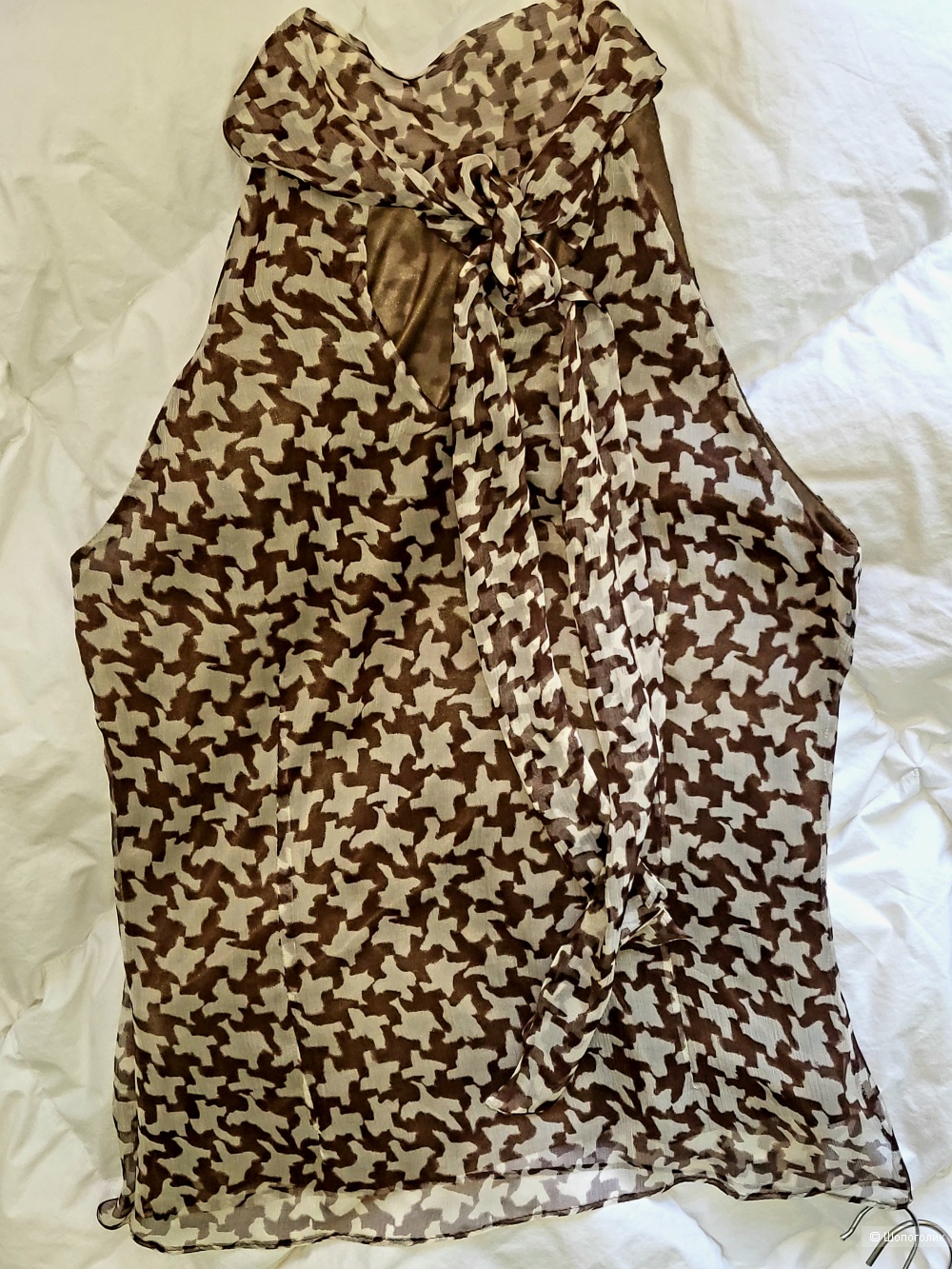 Шелковая блуза Zara , L