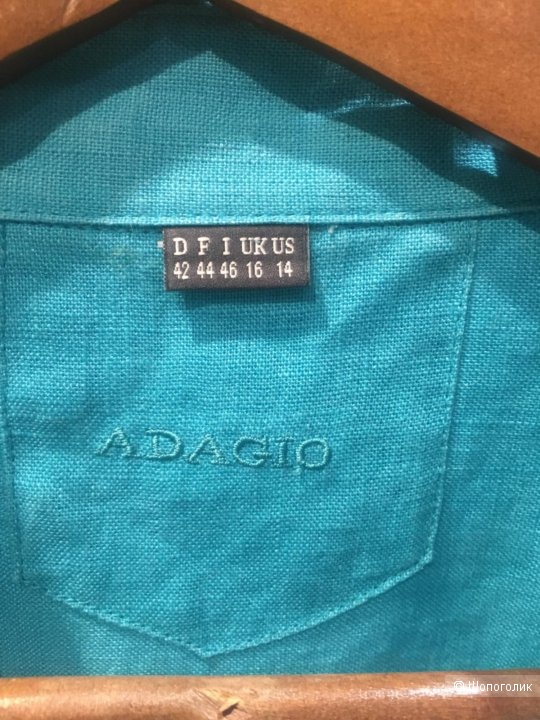 Льняная рубашка- жакет, Adajio , Германия 46-48