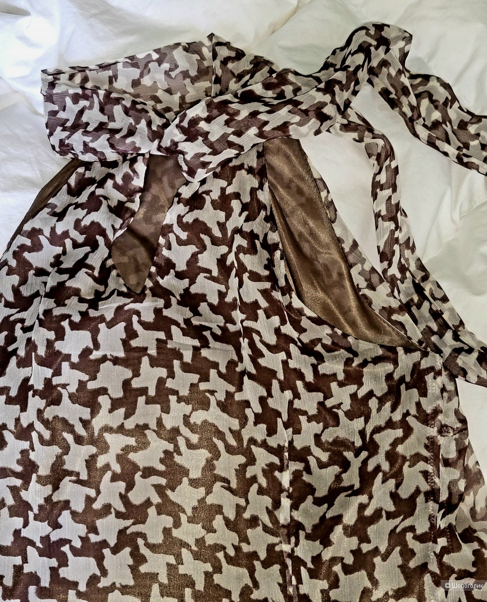 Шелковая блуза Zara , L