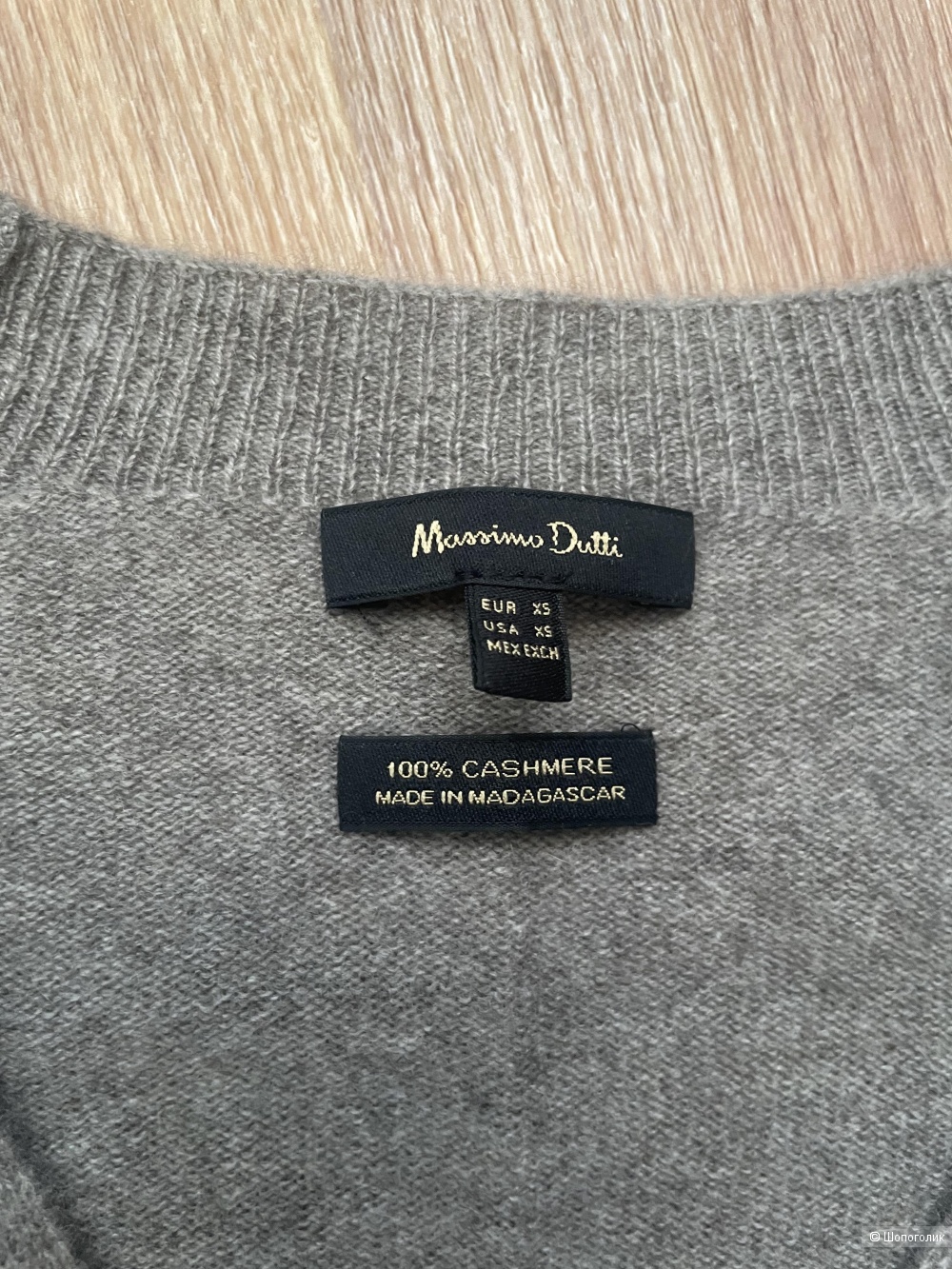 Massimo Dutti новый свитер из кашемира XS