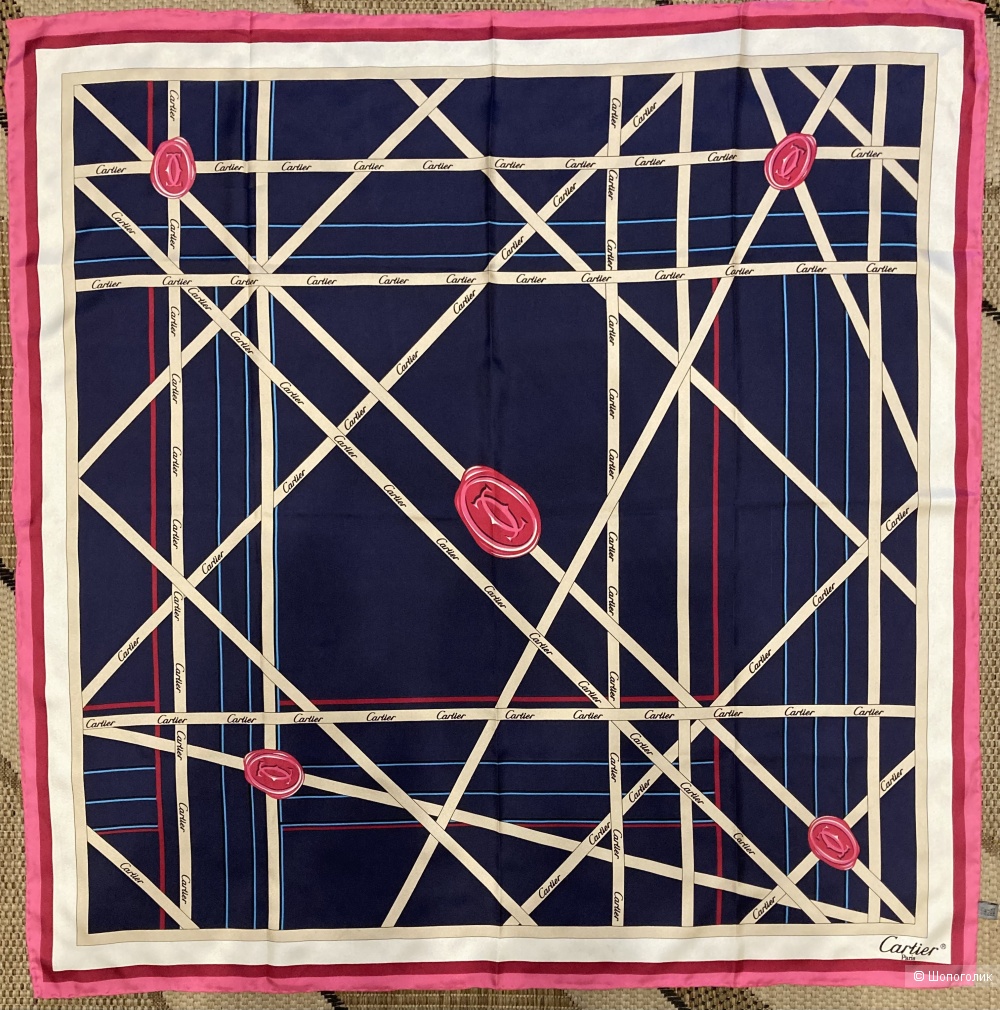 Платок Cartier 85x85 см
