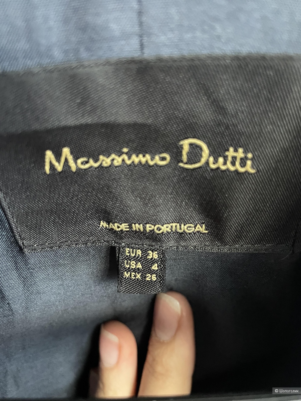 Massimo Dutti двубортный пиджак 36