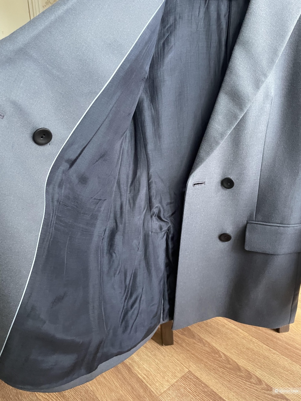 Massimo Dutti двубортный пиджак 36