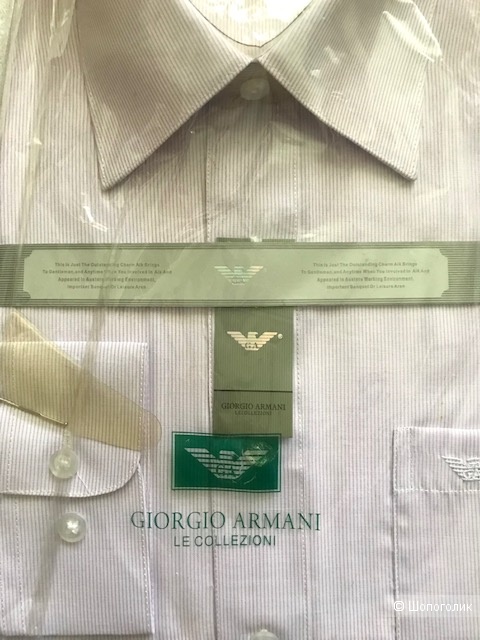 Мужская рубашка Giorgio Armani. INT L (46 RU)