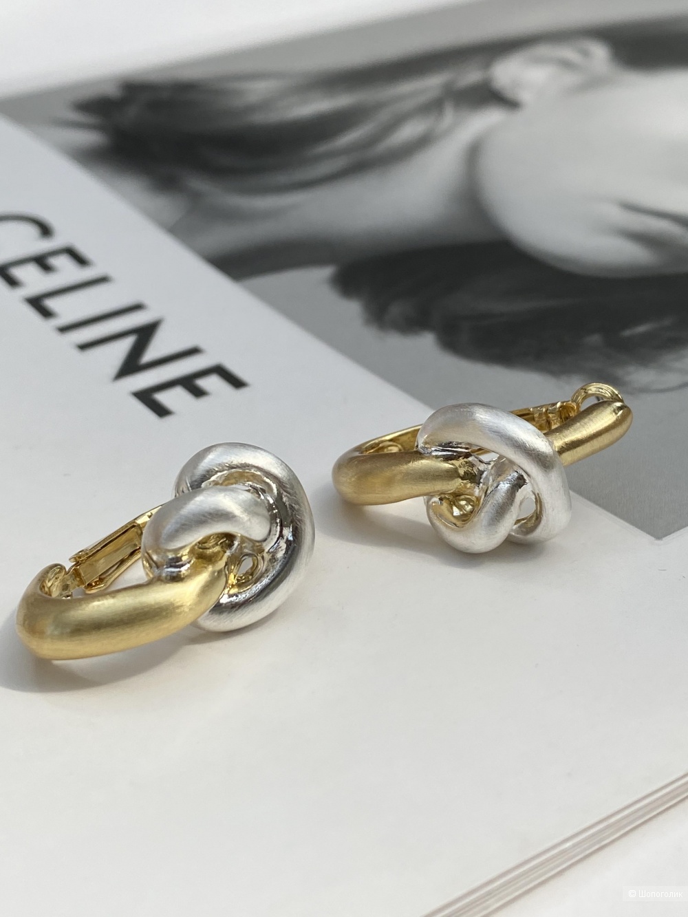 Серьги узелки