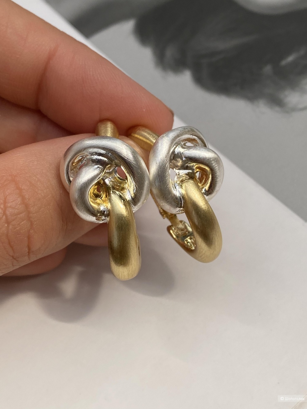 Серьги узелки