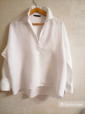 Рубашка Zara (M) оверсайз 46-50
