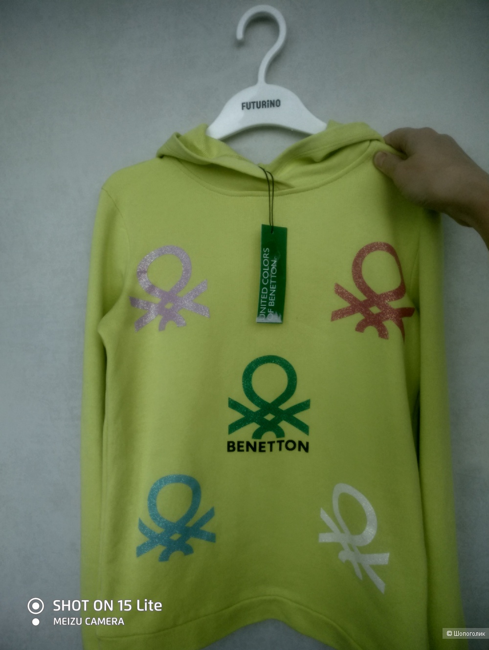 Худи, Benetton, р-р XL (рост 150 см)