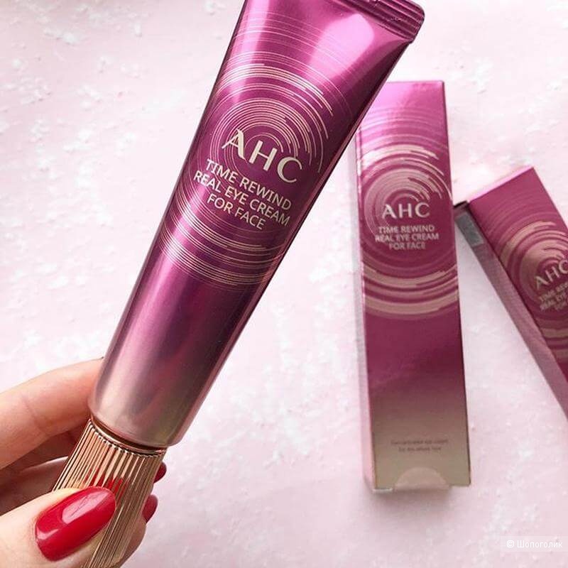 Антивозрастной крем для кожи вокруг глаз с пептидами AHC Time Rewind Real Eye Cream For Face — 30 мл