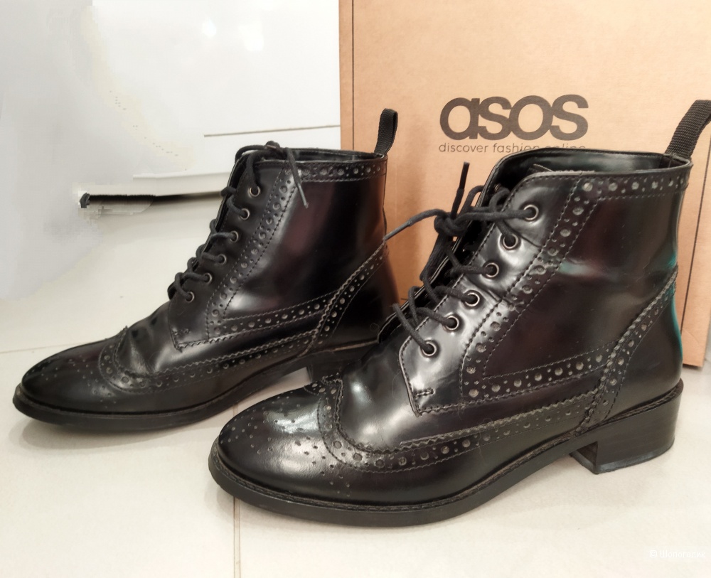 Кожаные ботинки ASOS р.37-38