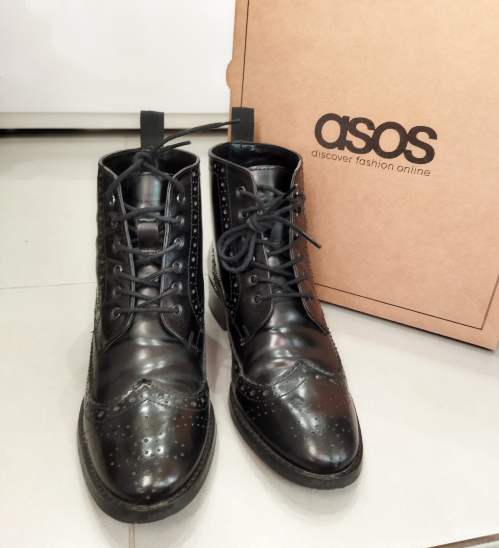 Кожаные ботинки ASOS р.37-38